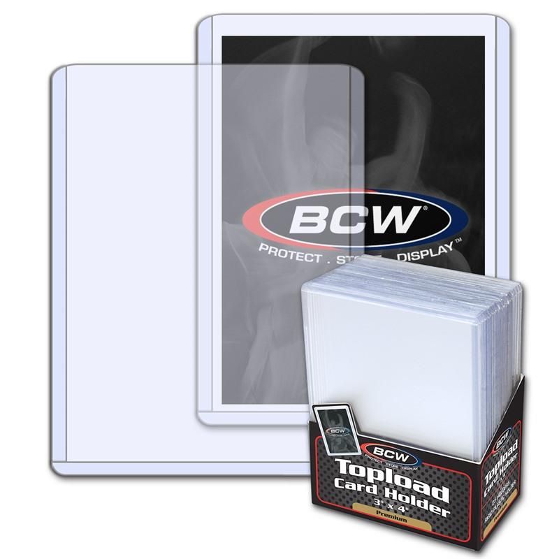 BCW Topload Card Holder 3 x 4" Premium (25 ct.)