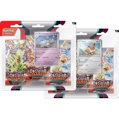 Pokemon Cards Obsidian Flames 3 Pack Blister Englisch