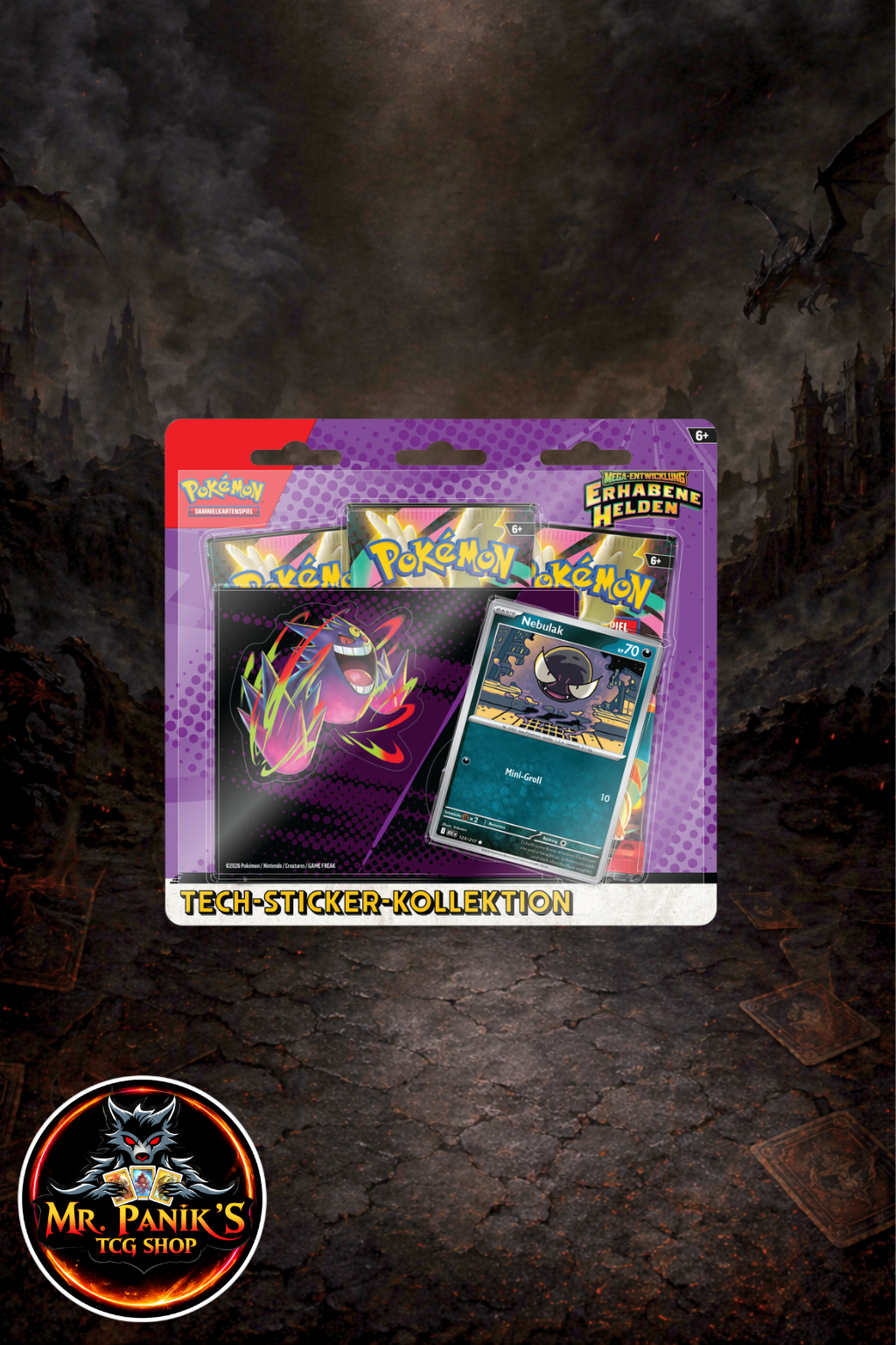 Pokémon Tech Sticker Kollektion Erhabene Helden DE