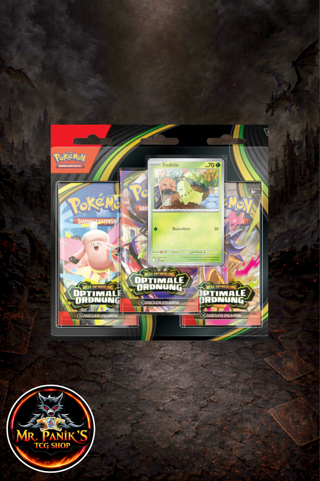 Pokémon Optimale Ordnung 3PackBlist. DE