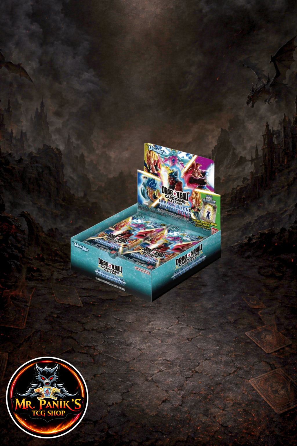Dragon Ball SCG B31 Impact Beyond Dimension Booster Display