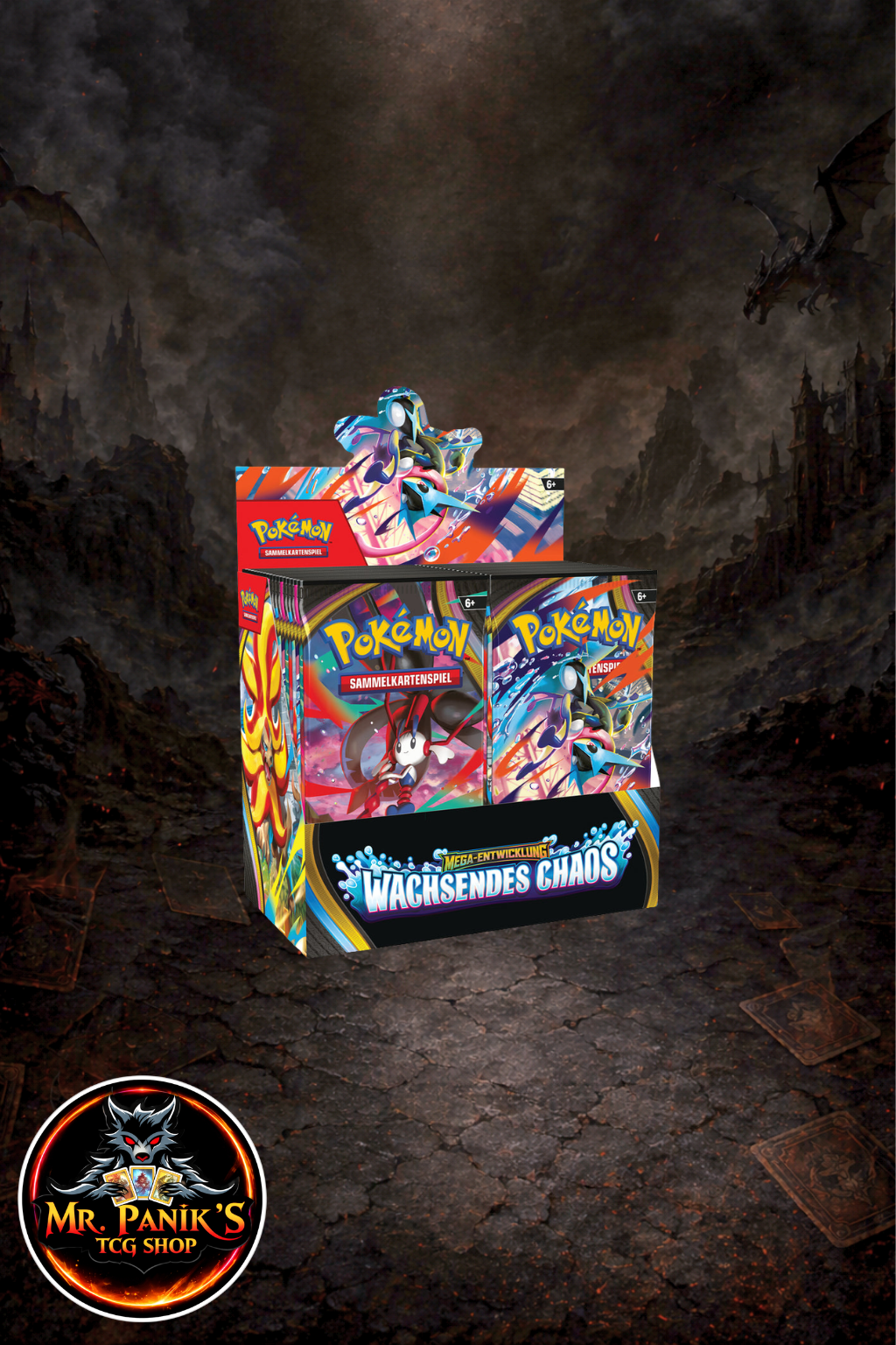 Pokémon Cards ME04 Wachsendes Chaos Display
