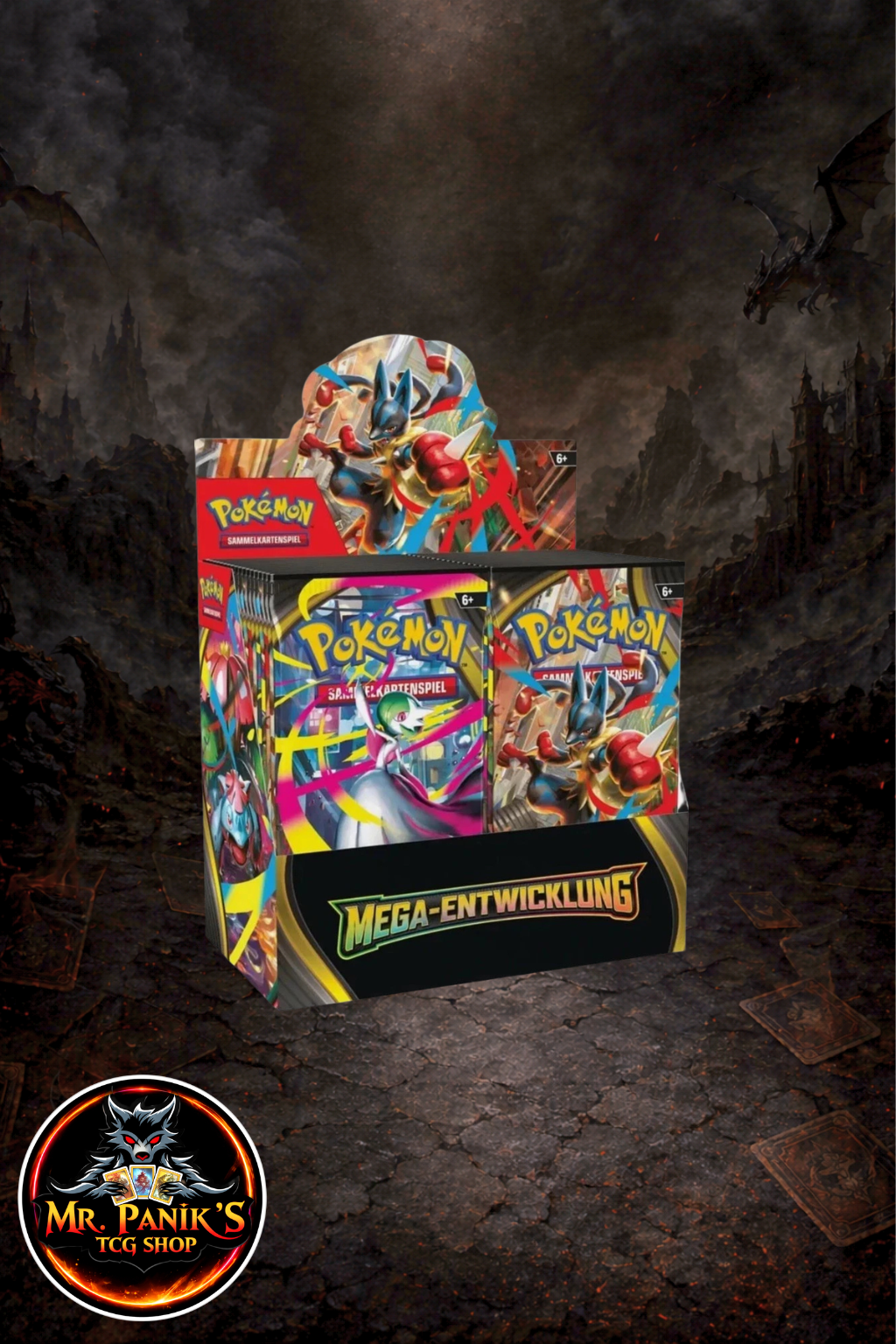Pokemon Mega-Entwicklung Display Deutsch