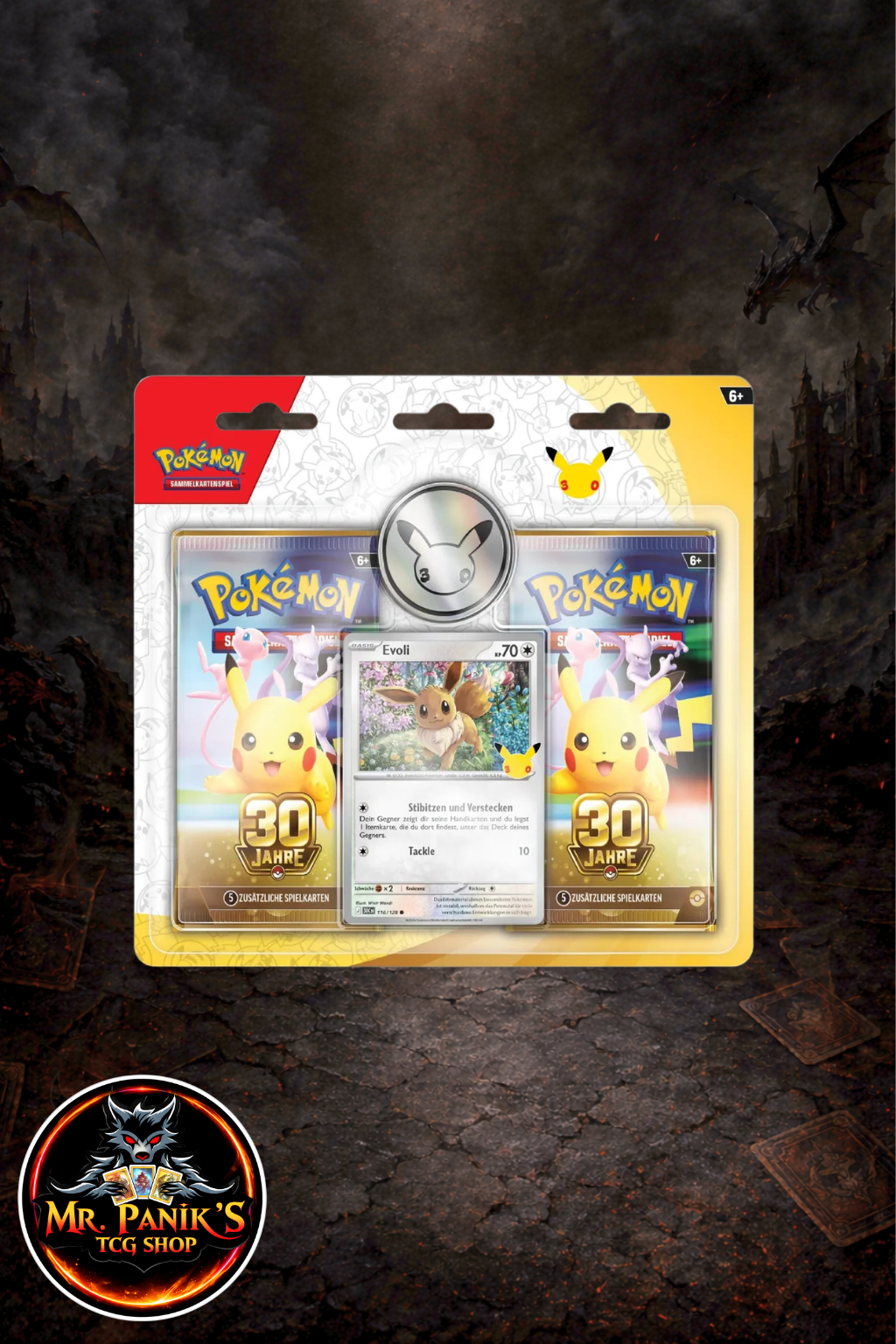Pokémon Cards 30 Jahre Jubiläum 2-PackBlister DE