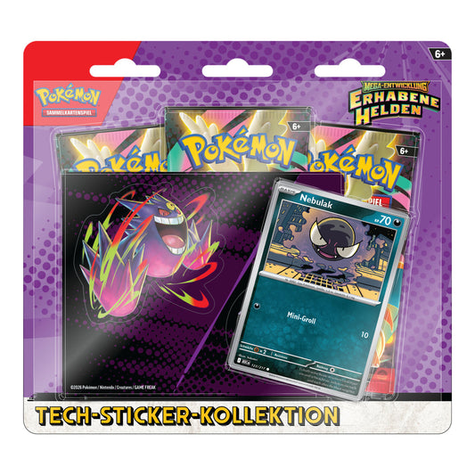 Pokémon  Tech Sticker Kollektion Erhabene Helden  DE