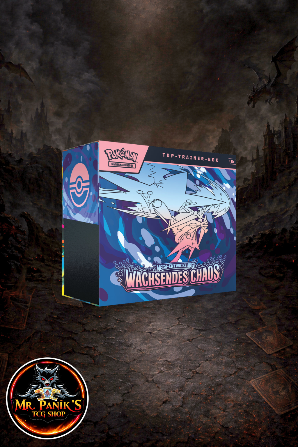 Pokémon Cards ME04 Wachsendes Chaos Top trainer Box